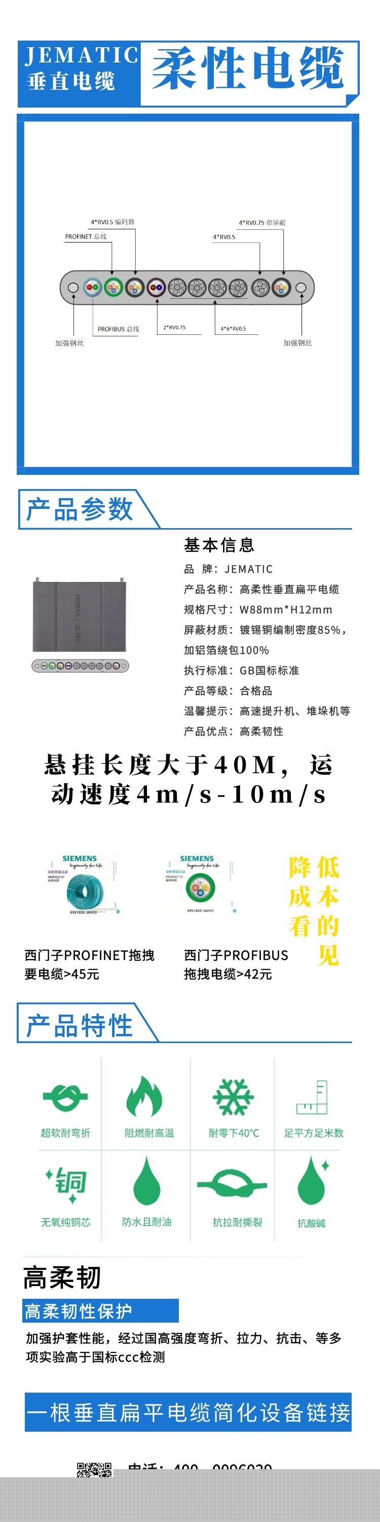 JEMATIC立体库用高柔韧扁平电缆