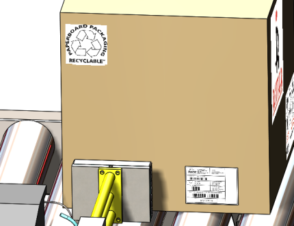 贴标机输送机概念设计三维图