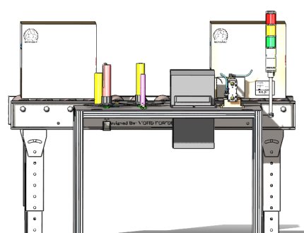 贴标机输送机概念设计三维图